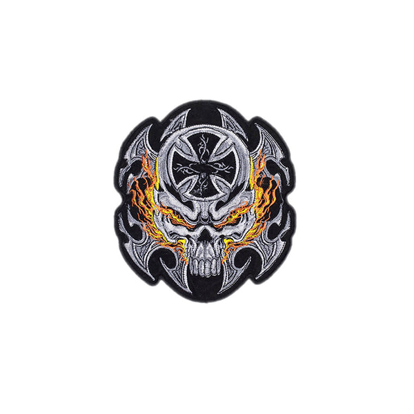 PS1508 - Fire Skull XL (Iron on)