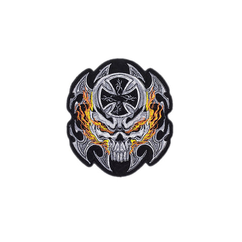 PS1508 - Fire Skull XL (Iron on)