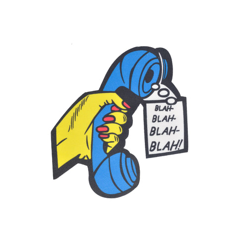 PT1284 - Blah blah phone (Iron on)