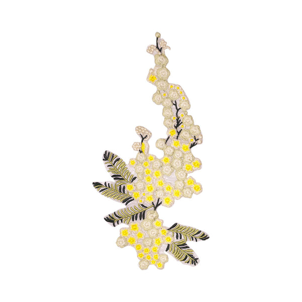 PT1901 - Yellow Flower Smal Leafs XL (Iron on)