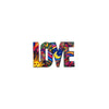 PT1273 - Colourful Velvet LOVE (Iron on)