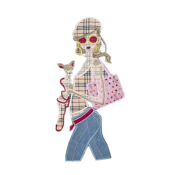 PS1564 - Shopping Lady XL (Iron on)