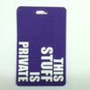 L00360 - This Stuff Purple Luggage Tag