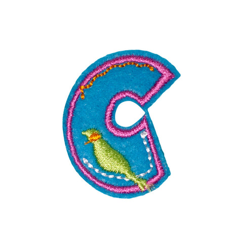PH1038C - C letter (Iron on)