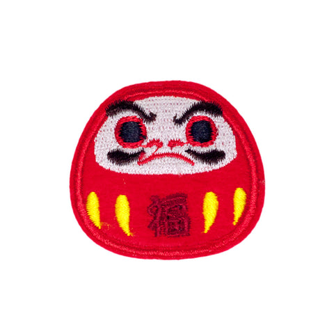 PH740 - Red Japanese Lucky Doll (Iron on)