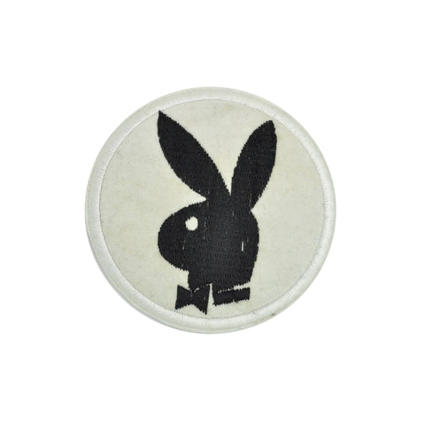 PS1778 - Play Boy Badge White Background (Iron on)