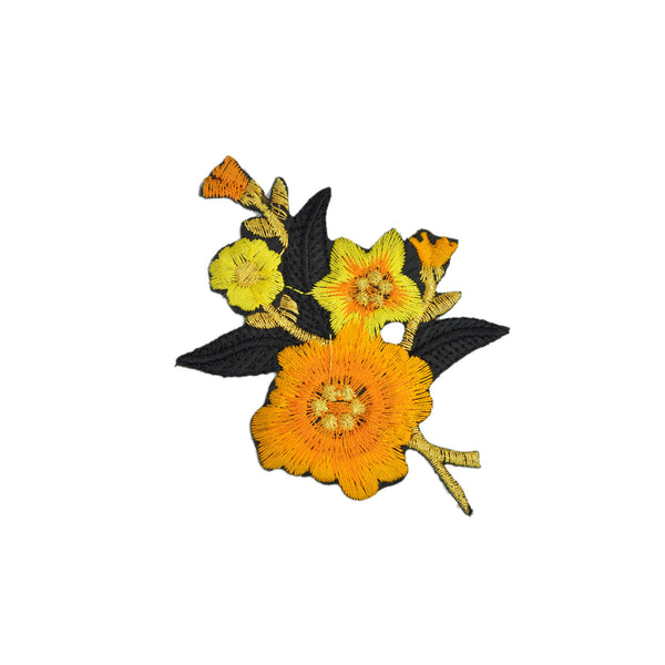 PT1375 - Orange Flower (Iron on)