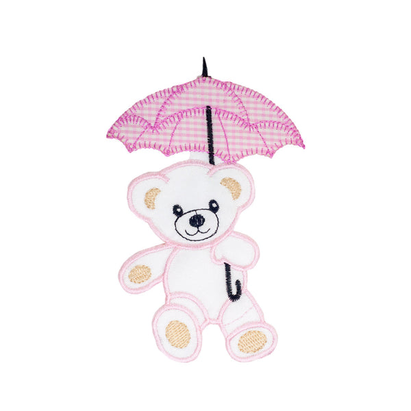 PT372 - Pink baby Bear (Iron on)