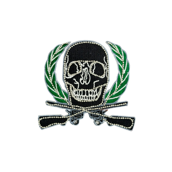 PS1540 - Skull Guns (Iron on/Pin)
