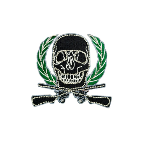 PS1540 - Skull Guns (Iron on/Pin)