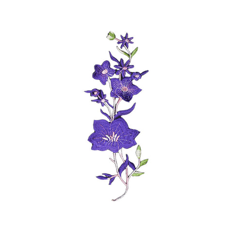 PT1442 - Purple Flower (Iron on)