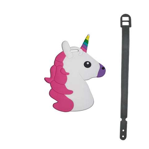 L00363 - Rainbow Unicorn Luggage Tag