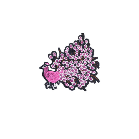 PT1198 Pink Peacock (Iron on)