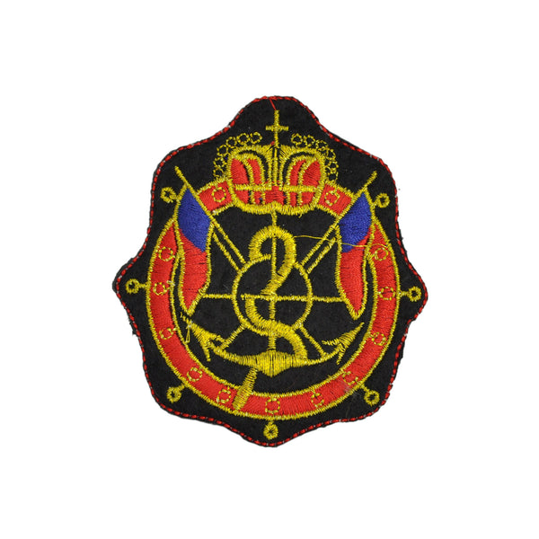 PT1237 - Black Red Badge (Iron on)