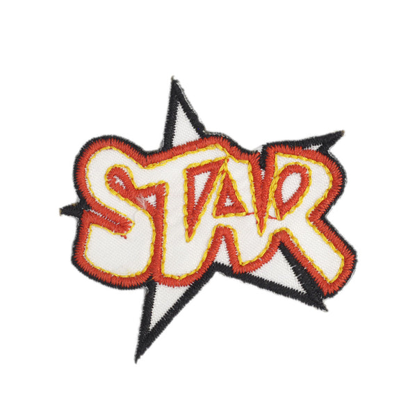 PT1276 - Red White Star (Iron on)