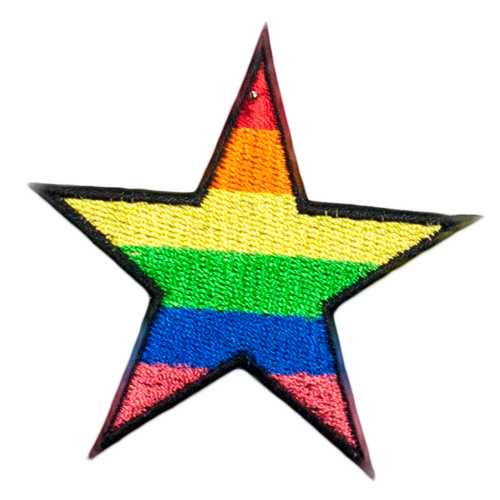 PH143 - Rainbow Star (Iron on)