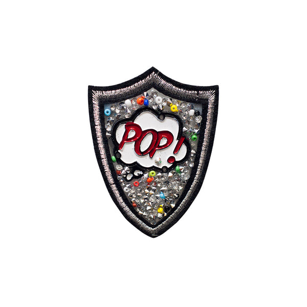 PT468 - Stone Pop Badge alligator
