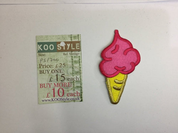 PS1700 - Pink Ice Cream (Iron on)