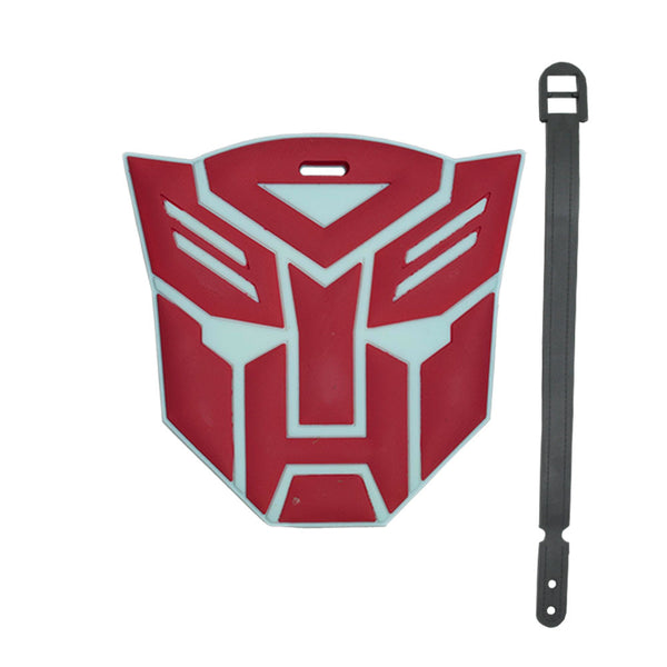 L00348 - Transformers Red Big Head Luggage Tag