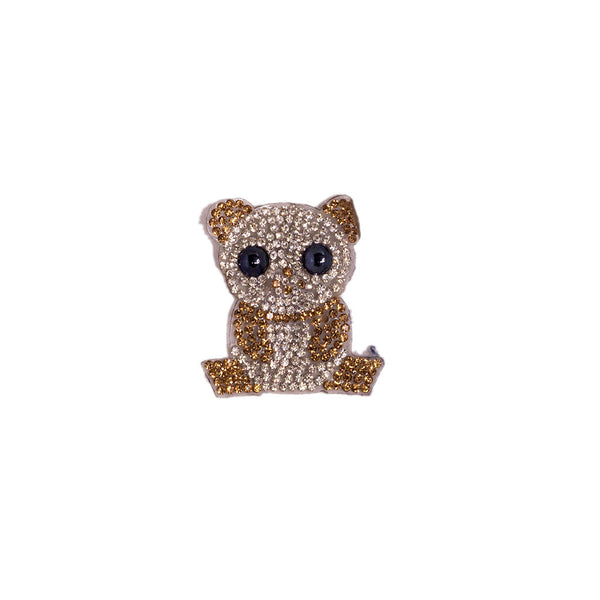 PT1845 - Black Eye Stone Panda (Iron On)