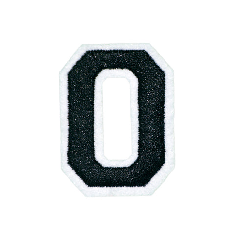 PH172 - Black Number 0 (Iron on)
