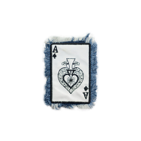 PT484 - Spade Ace Denim (Sew on)