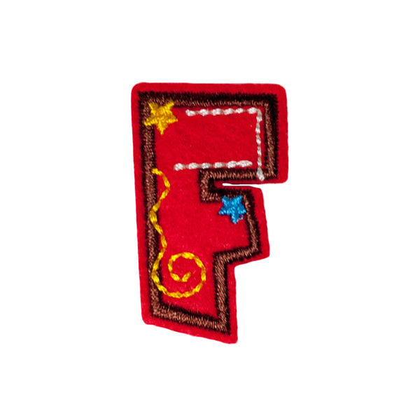 PH1038F - F letter (Iron on)