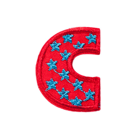 PH1037C - C letter (Iron on)