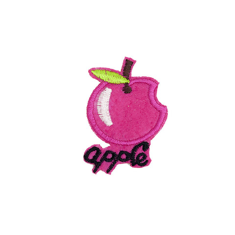PT1757C - Dark Pink Apple (Iron on)