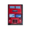 H00017 - Red Bus Passport Holder