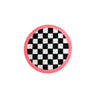 PS1583 - Round Checkered flag (Iron on)
