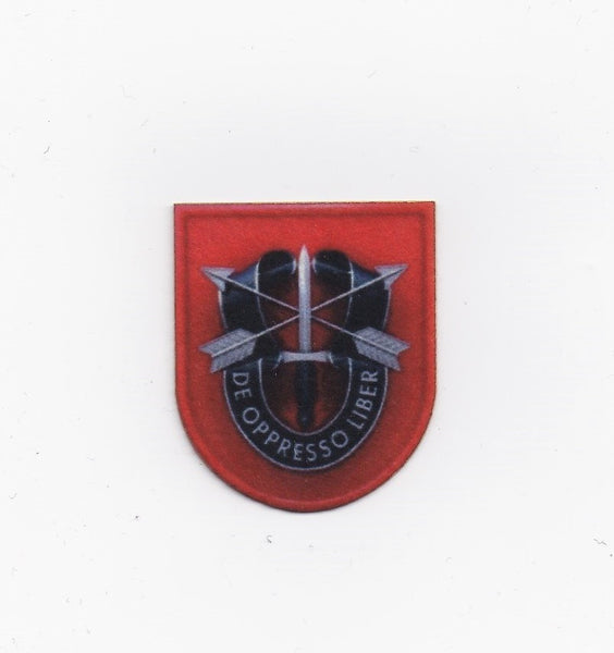 PT1228 De Oppresso Liber Velvet Badge (Iron on)