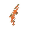 PT1897 - Gold Lines Orange Flower XL (Iron on)
