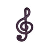 PS1919 - Black Note L (Iron on)