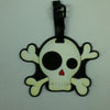 L00387 - Skull Heart Nose Luggage Tag