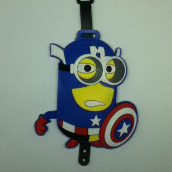 L00390 - Captain America Minion Luggage Tag