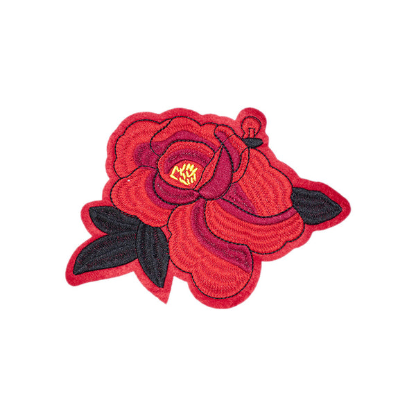 PT1414 - Big Red Rose flower (Iron on)