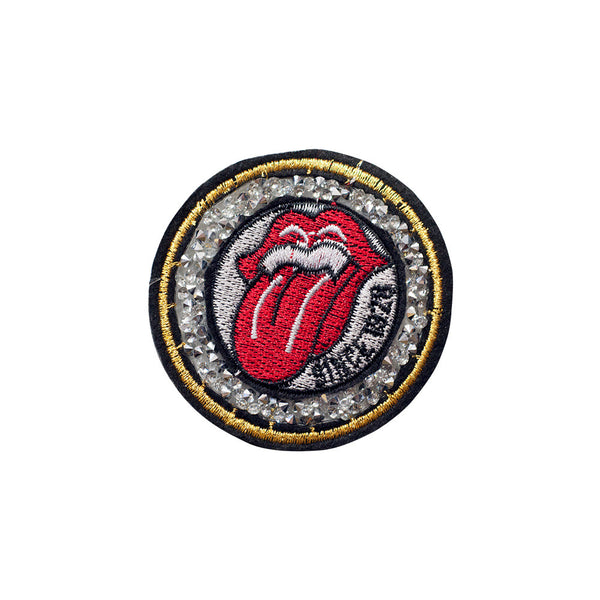 PT455 - Tongue out badge (Iron on)