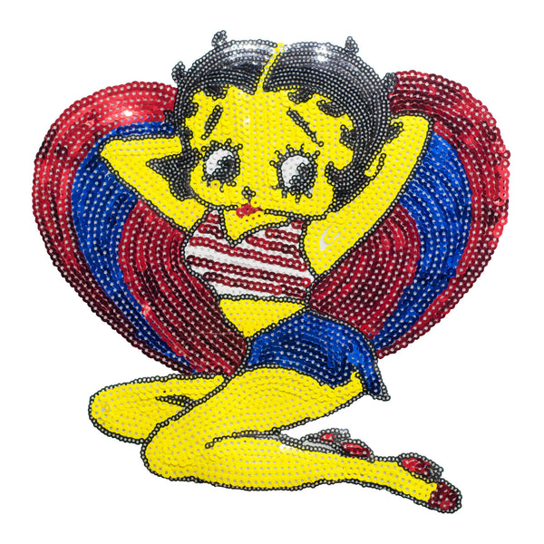 PT270 - Sequin Betty Boop XL (Sew on)