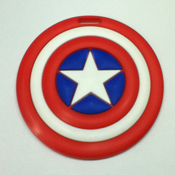 L00411 - Captain America Shield Luggage Tag