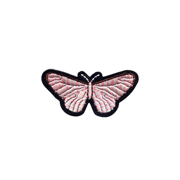 PT425 - Pink Strip Butterfly (Iron on)
