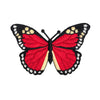 PS1488 - Red Butterfly Yellow Dots (Iron on)