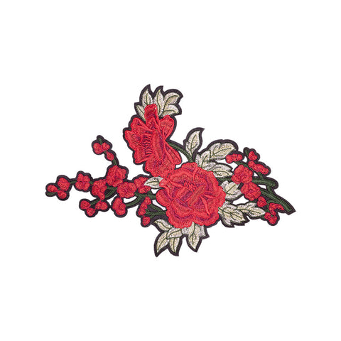 PT1899 - Red Rose Flower XL (Iron on)