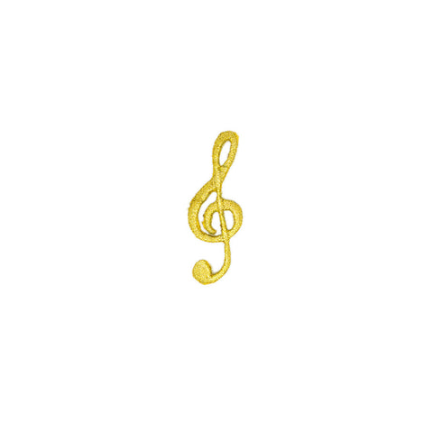 PS1711 - Gold Music note (Iron on)