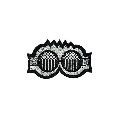 PT1254 - Glasses Stone Badge (Iron on)