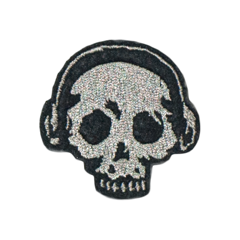 PH119 - Plain Skull (Iron on)