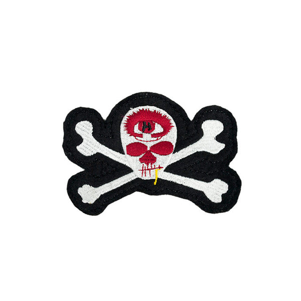 PS1669 - Cross Skull (Sew On)