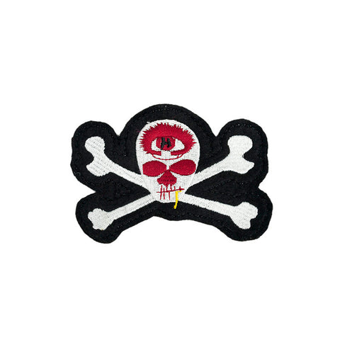 PS1669 - Cross Skull (Sew On)