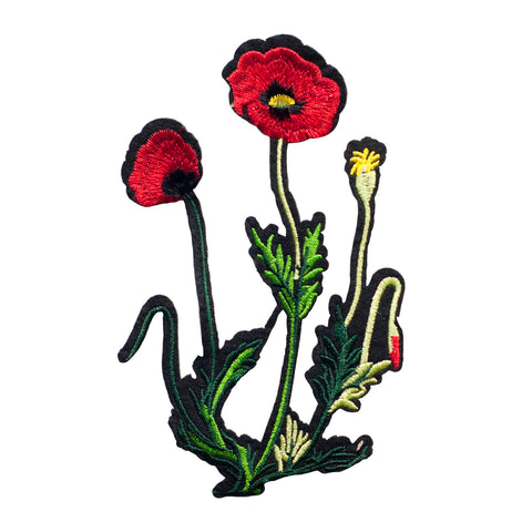 PT297 - Poppy flower (Iron on)