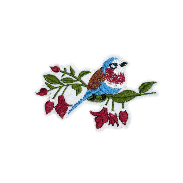 PT1782 - Bird Red Flower (Iron on)